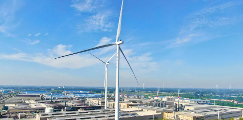 安徽jinnianhui官网医疗用品有限公司自发自用风电项目成功并网发电